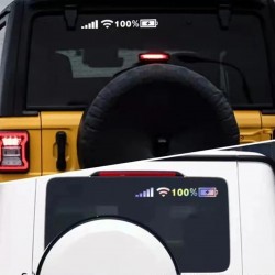 Car Window Sticker WaterProof Uv Resistance 5G WiFi Mobile Signal Vinyl Reflective Car Sticker