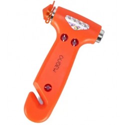 RTS Hot Sale 3 in 1 Safety Emergeency Escape Tool with Seat Belt Cutter Safety Escape Hammer